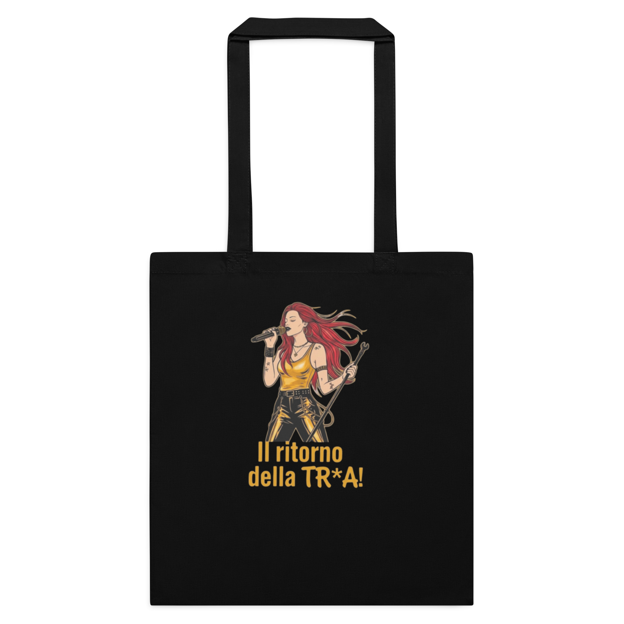 Shopping bag in cotone colorata